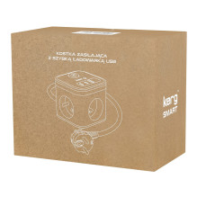 Galia - KERG SMART 3 lizdų 3 USB įkroviklis 1,5 m 16A / 250V