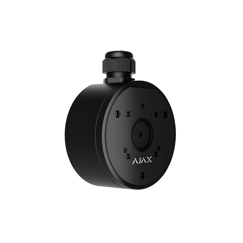Komutatorius - Junction Box AJAX 118x59 Vandeniui Atsparus Aliuminis Juodas