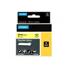 Teleono Accessory - Adhesive Tape Dymo Rhino Black Yellow High Adhesive Flexible