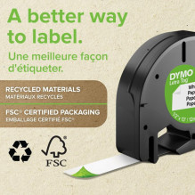 Printer - Label Tape Dymo LetraTAG 91200 Invisible White Printer - Label Tape Dymo LetraTAG 91200 Invisible White