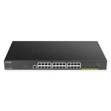 Komutatorius - D-Link DGS-1250-28XMP 24-Port 1Gbps Switch