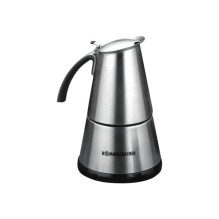 Coffee Machine - Rommelsbacher EKO 364 Mini Espresso Machine Silver Black