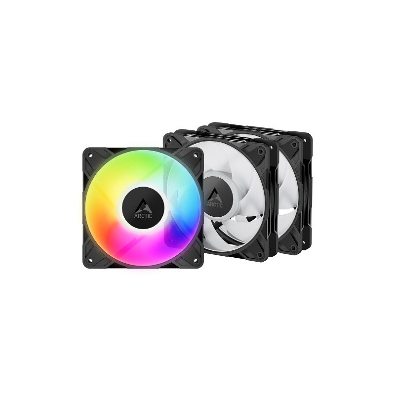 Aušintuvas - ARCTIC P12 PRO PWM PST A-RGB 120mm 3vnt