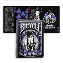 Playing Cards - Wednesday Adams Cyclists Playing Cards 63.5 x 88.9 mm Plastic Coated