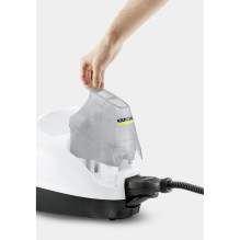 Namų ir virtuvės prietaisas - Kärcher SC 4 EasyFix Premium garų valytuvas 0.8L reguliuojamos garų juodos / baltos spalvo