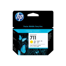 Cartridge - HP 711 Yellow Ink Cartridge (HP, CZ136A, 29 ml) Yellow