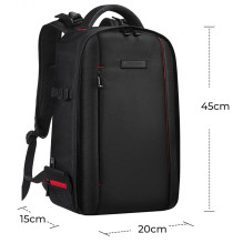 Camera bag - KF Concept KF13.151 18L, DSLR, 15" laptop, black