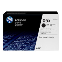 Toner Cartridge - HP 05X CE505XD Two-Pack Black