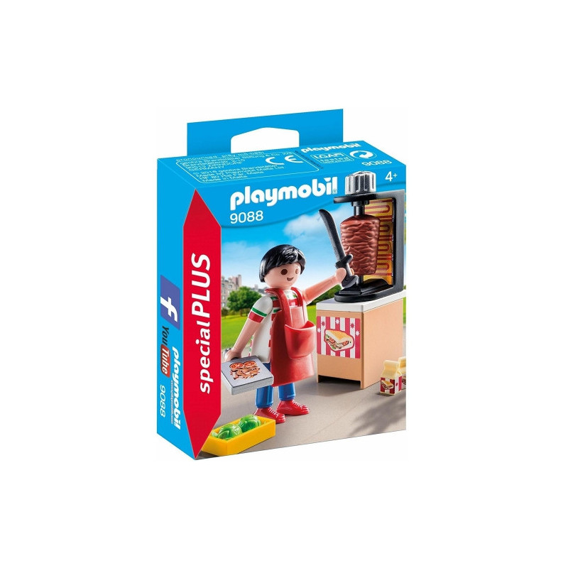 Toy set - Playmobil 9088 Kebap Grill (Playmobil, grill with accessories)
