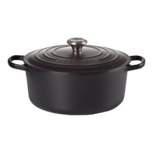 Puodas - Le Creuset Signature 24cm Ketaus Juoda Puodas - Le Creuset Signature 24cm Ketaus Juoda