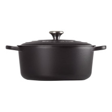 Puodas - Le Creuset Signature 24cm Ketaus Juoda Puodas - Le Creuset Signature 24cm Ketaus Juoda