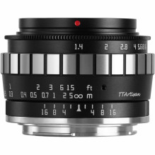 Objektyvas - TTArtisan 23mm F1.4 APS-C Fuji X Mount, F1.4, 0.3m fokusavimo atstumas Objektyvas - TTArtisan 23mm F1.4 APS-C Fuji X Mount, F1.4, 0.3m fokusavimo atstumas
