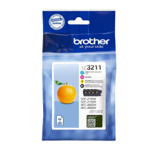 Ink Cartridge - Brother LC 3211 Multipack Cyan Magenta Yellow Black