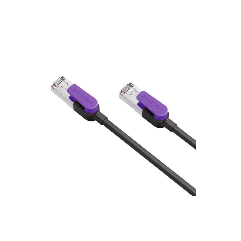 Tinklo kabelis - CableTime Cat8 S / STP 40Gbps 2000MHz Juodas