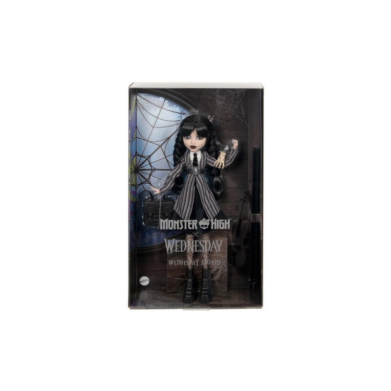 Žaislai, žaidimai ir kolekcionavimas - Mattel Monster High x Wednesday Addams lėlė su Thing