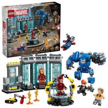 Konstruktorius - LEGO MARVEL 76315 Geležinio Žmogaus Laboratorija 384 Detalės
