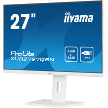 Monitorius - iiyama ProLite XUB2797QSN-W2 27" QHD IPS USB-C Baltas