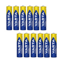 Baterija - Varta Longlife Power AAA LR03 1.5V šarminė 12 vnt.