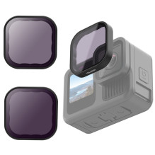 Underwater Filter - Telesin GP-FLT-904 Kit for GoPro HERO 9, 10, 11, 12 Red, Magenta, Purple