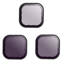 Underwater Filter - Telesin GP-FLT-904 Kit for GoPro HERO 9, 10, 11, 12 Red, Magenta, Purple