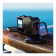 Underwater Filter - Telesin GP-FLT-904 Kit for GoPro HERO 9, 10, 11, 12 Red, Magenta, Purple