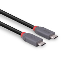 USB kabelis - LINDY USB4 Type C Laidas, M / M, 40Gbps, 240W PD, 2 m, Juodas USB kabelis - LINDY USB4 Type C Laidas, M / M, 40Gbps, 240W PD, 2 m, Juodas