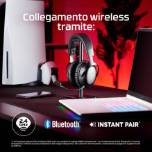 Wireless headset - HyperX Cloud III S Wireless 2.4GHz Bluetooth 120h battery black red Wireless headset - HyperX Cloud III S Wireless 2.4GHz Bluetooth 120h battery black red