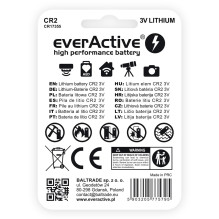 Baterija - everActive CR2 Lithium Battery 3V for Cameras and Sensors