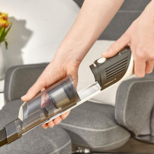 Vacuum Cleaner - Handheld Vacuum Cleaner Severin HV 7140 Cordless Lightweight 30min Battery White Black