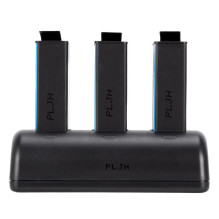 Įkroviklis - Newell SDC-USB-C įkroviklis DJI Osmo Action, 3x BCX-204 akumuliatoriai, 1950 mAh Įkroviklis - Newell SDC-USB-C įkroviklis DJI Osmo Action, 3x BCX-204 akumuliatoriai, 1950 mAh
