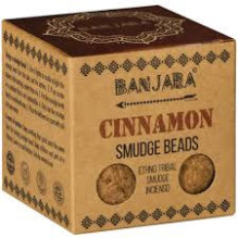Accessories - Smudge Beads - Ancient Wisdom Banjara Cinnamon 5 Beads with Holder Accessories - Smudge Beads - Ancient Wisdom Banjara Cinnamon 5 Beads with Holder