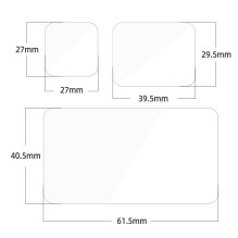 Kameros priedas - Telesin GP-FLM-901 LCD dangteliai (9H optinis stiklas)