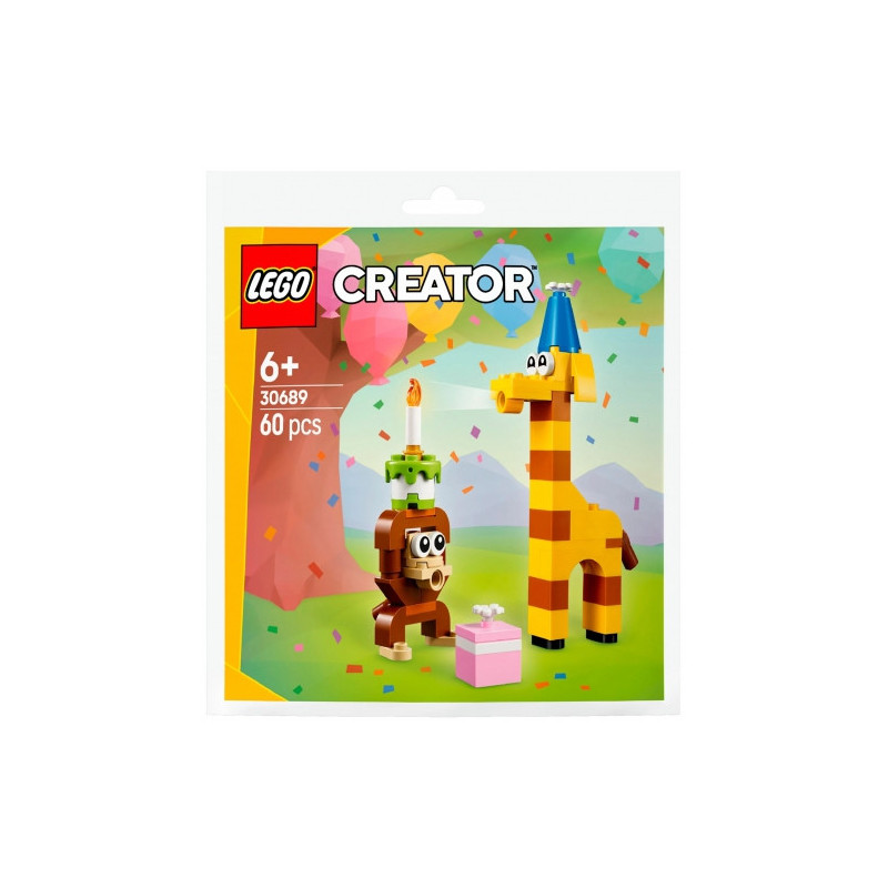 Building set - Lego Creator 30689 3 In 1 Festive Animals (Elephant, Lion, Bird)