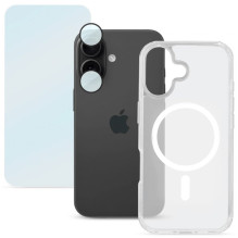 Dėklas - Roobix 3-in-1 Combo Kit iPhone 17 MagSafe, Stiklo, Objektyvo Apsauga Dėklas - Roobix 3-in-1 Combo Kit iPhone 17 MagSafe, Stiklo, Objektyvo Apsauga