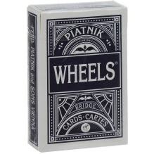 Kortų žaidimas - Piatnik Wheels žaidimų kortos 2 kaladės 55 kortos raudonos mėlynos