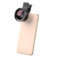 Telefono Objektyvas - Apexel APL-0.45WM 0.45x Plataus Kampo + 12.5x Makro Objektyvas