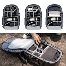 Camera Backpack - ULANZI AB01 38L Waterproof polyester, removable cube