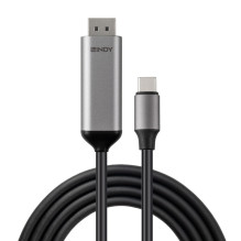 Cable - Lindy 2m USB Type C to DisplayPort 8K60Hz 32.4Gbps