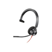 Headphones - HP Poly Blackwire 3310 USB Type-C, USB-A, black