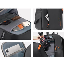 Camera Backpack - ULANZI AB01 38L Waterproof, Removable Insert, Black Camera Backpack - ULANZI AB01 38L Waterproof, Removable Insert, Black