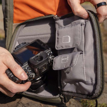 Bag - KF Concept BETA, two compartments, padded laptop compartment, orange-green Bag - KF Concept BETA, two compartments, padded laptop compartment, orange-green