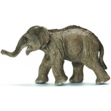 Collectible figurine - Schleich Asian elephant calf (detailed design, durable materials)