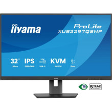 Monitorius - iiyama XUB3297QSNP-B1 32" QHD IPS USB-C KVM Juodas
