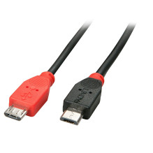 USB kabelis - Lindy 0.5m Micro-B OTG kabelis USB 2.0 480Mbps