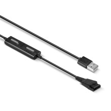 Adapter - Lindy USB Type A to Jabra QD Headset Adapter with Volume Control