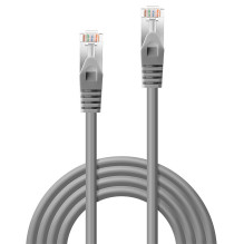 Tinklo kabelis - Lindy 3m Cat.5e F / UTP RJ45 100MHz CCA Pilkas