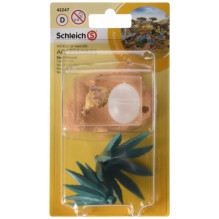 Collectible figurine - Schleich Ostrich nest (detailed design, realistic habitat)