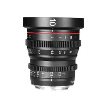 Objektyvas - Meike MK 10mm T2.2 Sony E mount, rankinis fokusavimas, 30cm min fokusavimo atstumas