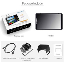 Monitor - Feelworld F7 PRO 7" 1920x1080 Touch HDMI Black