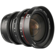 Lens - Meike MK 12MM T2.2 Micro 4/3 Manual Focus Wide Angle Black Lens - Meike MK 12MM T2.2 Micro 4/3 Manual Focus Wide Angle Black